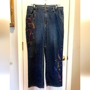 VGUC Chico's blingy jeans